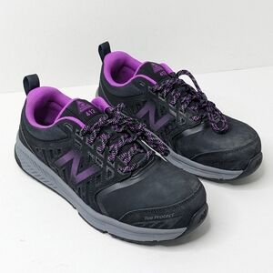 New Balance 412 V1 Alloy Toe Sneakers, Black, Women's 8.5 M